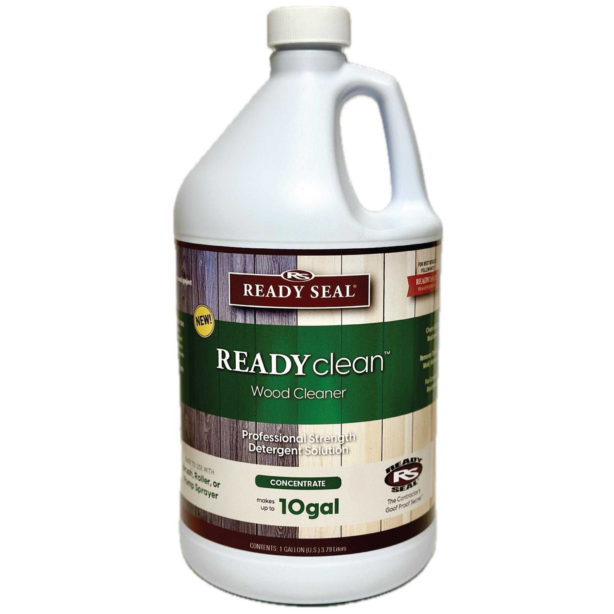 READY SEAL READYclean Wood Cleaner, 1-Gal. Concentrate, Makes 10 Gal., Model# 414